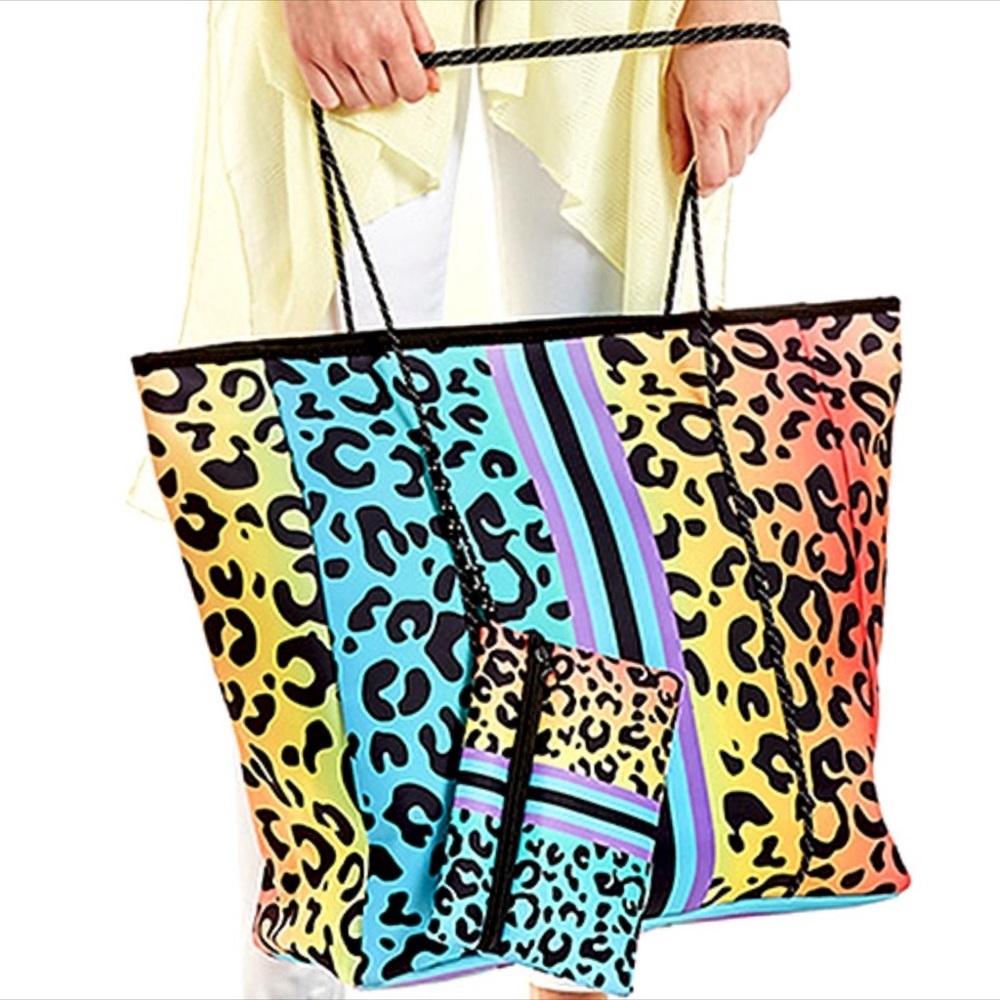 ❗️NEW❗️Vibrant Color Tote - Picture 9 of 9